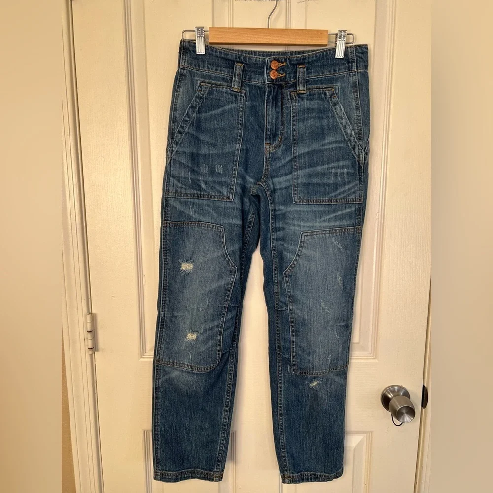 Pilcro Anthropologie The Wanderer | High Rise Straight Leg Size 26